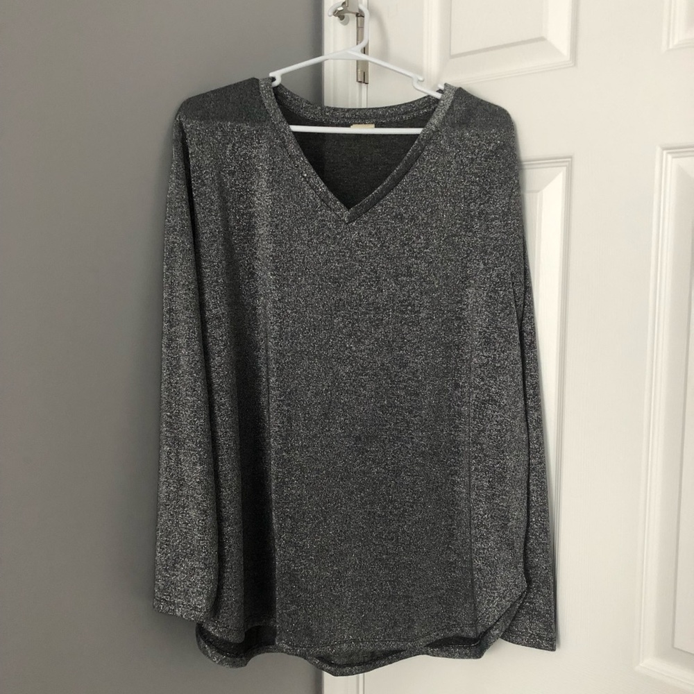 Plus Size Sparkly Top
